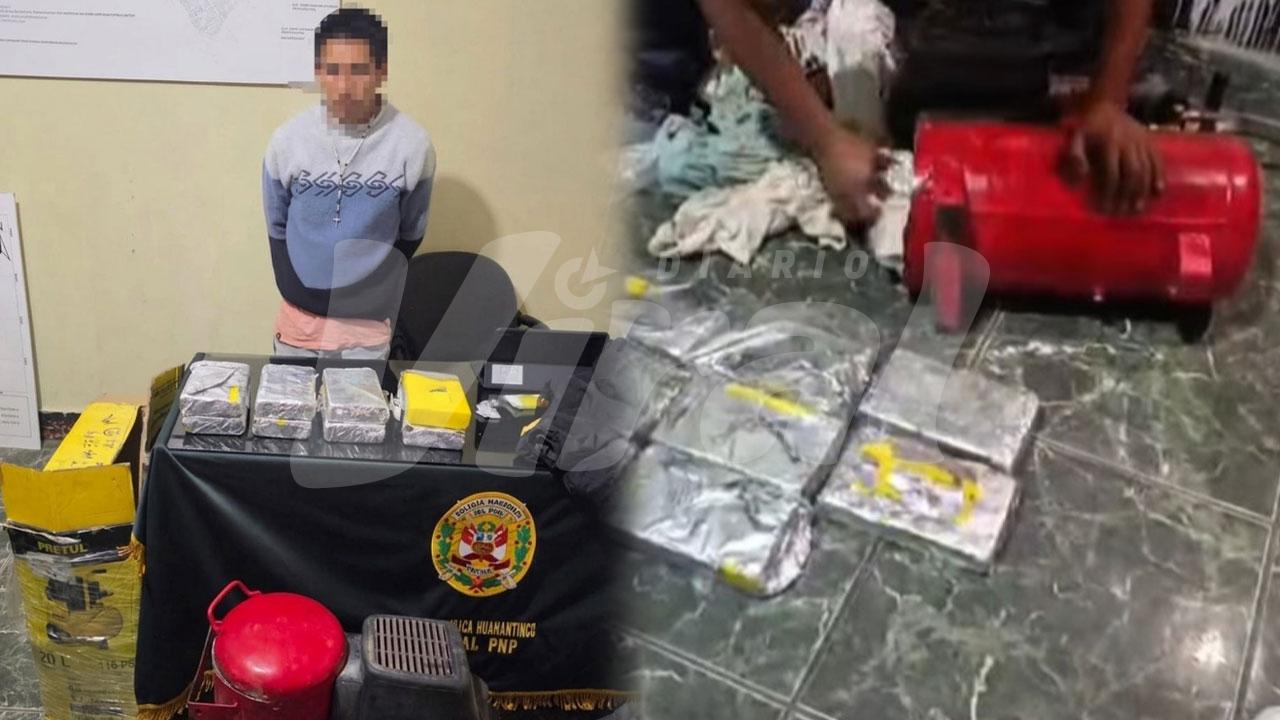Cae narcocarga en compresora en Arequipa
