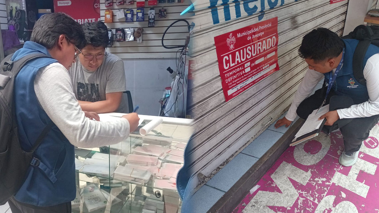 Clausuran locales informales de celulares