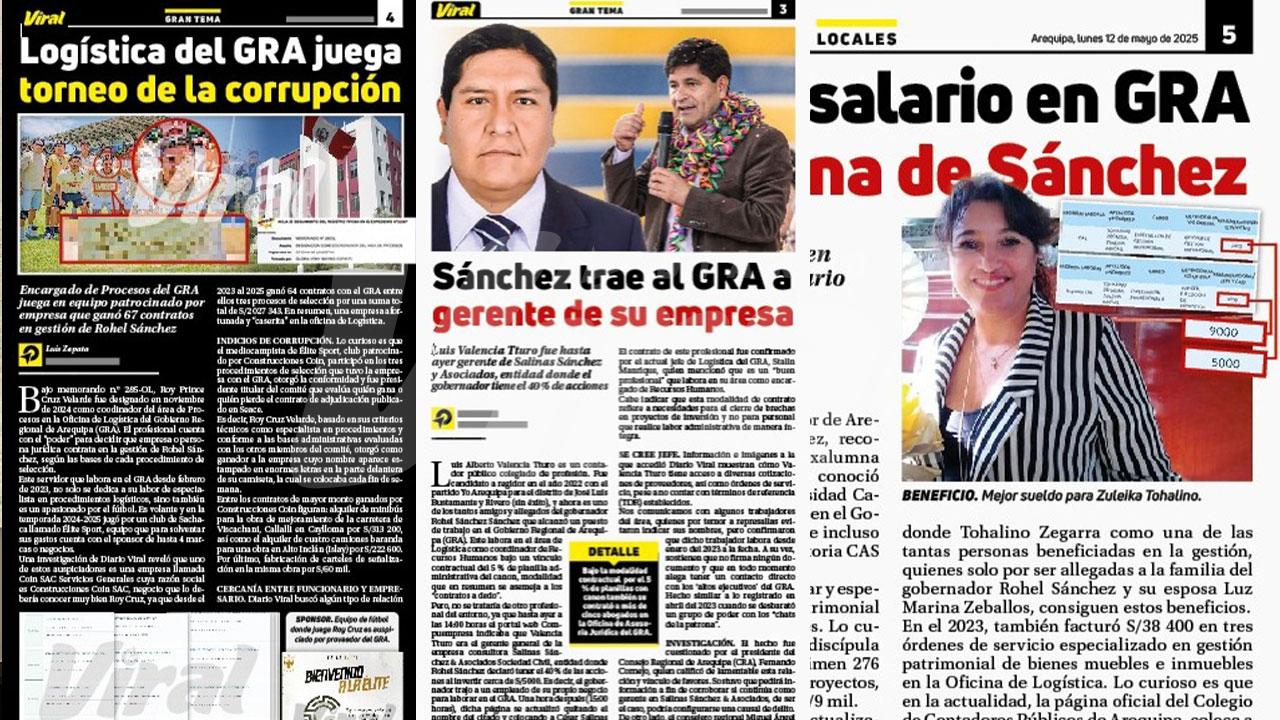 Regresaron a brindar servicios al GRA los trabajadores y empresas cuestionadas