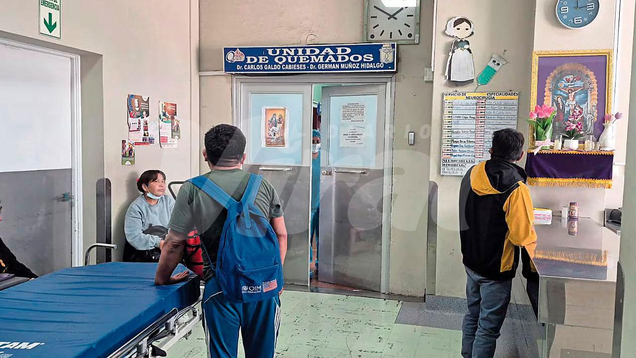 Arequipa: unidad de Quemados del Honorio Delgado colapsa por falta de camas