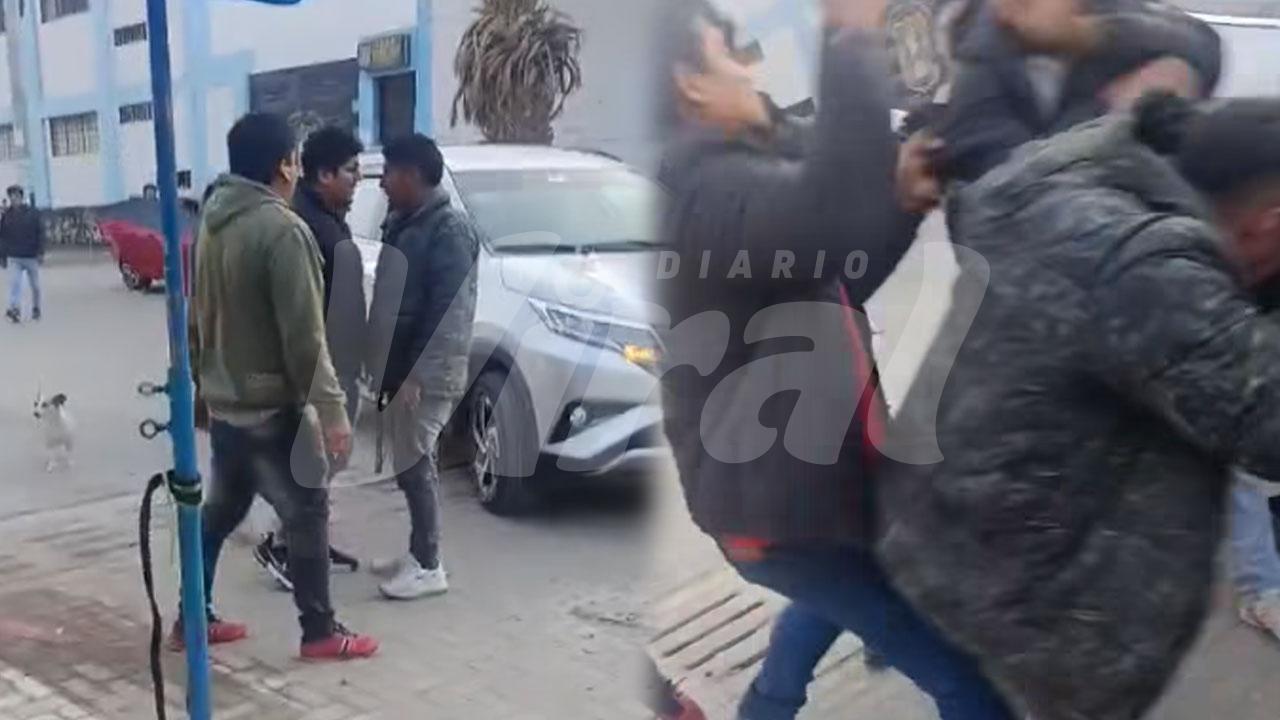 Transportistas informales pelean por pasajeros en Castilla