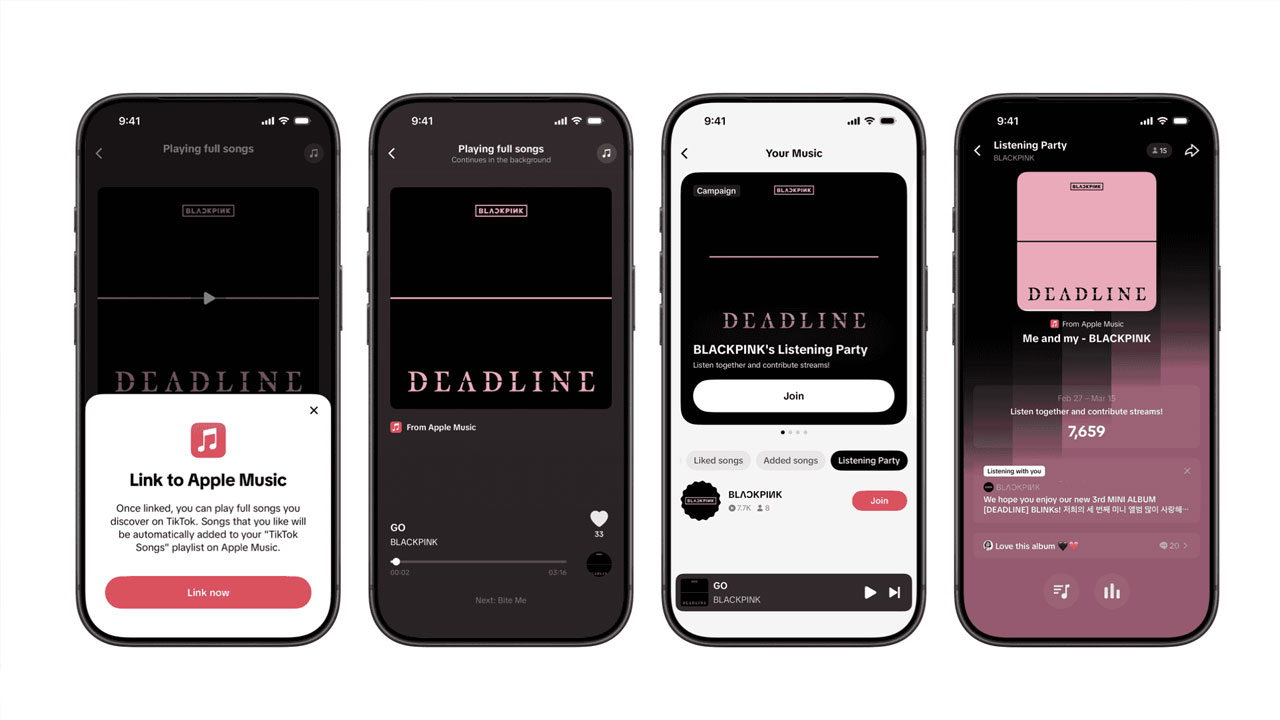 Apple Music y TikTok lanzan “Play Full Song” para escuchar canciones completas sin salir de la app