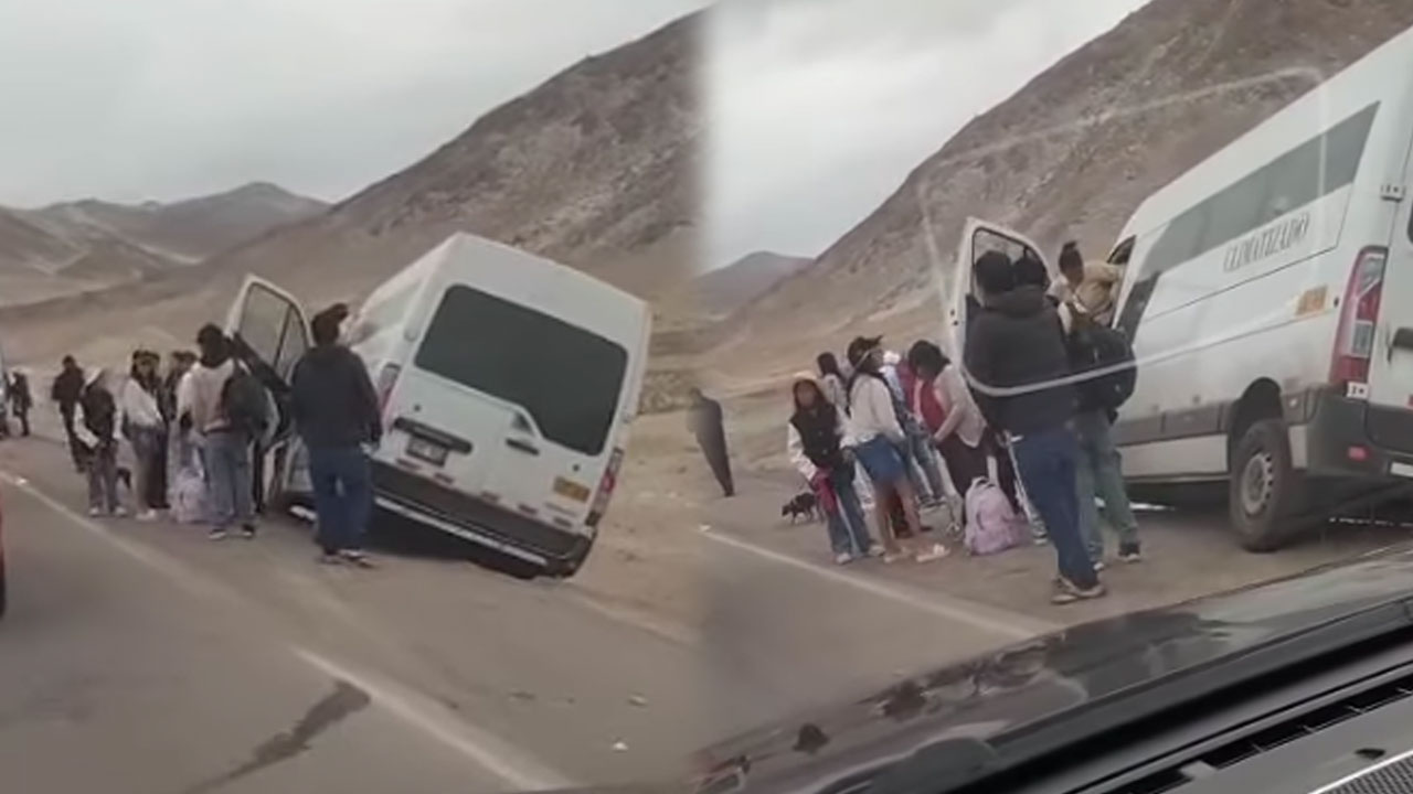 Reportan despiste de miniván en La Joya