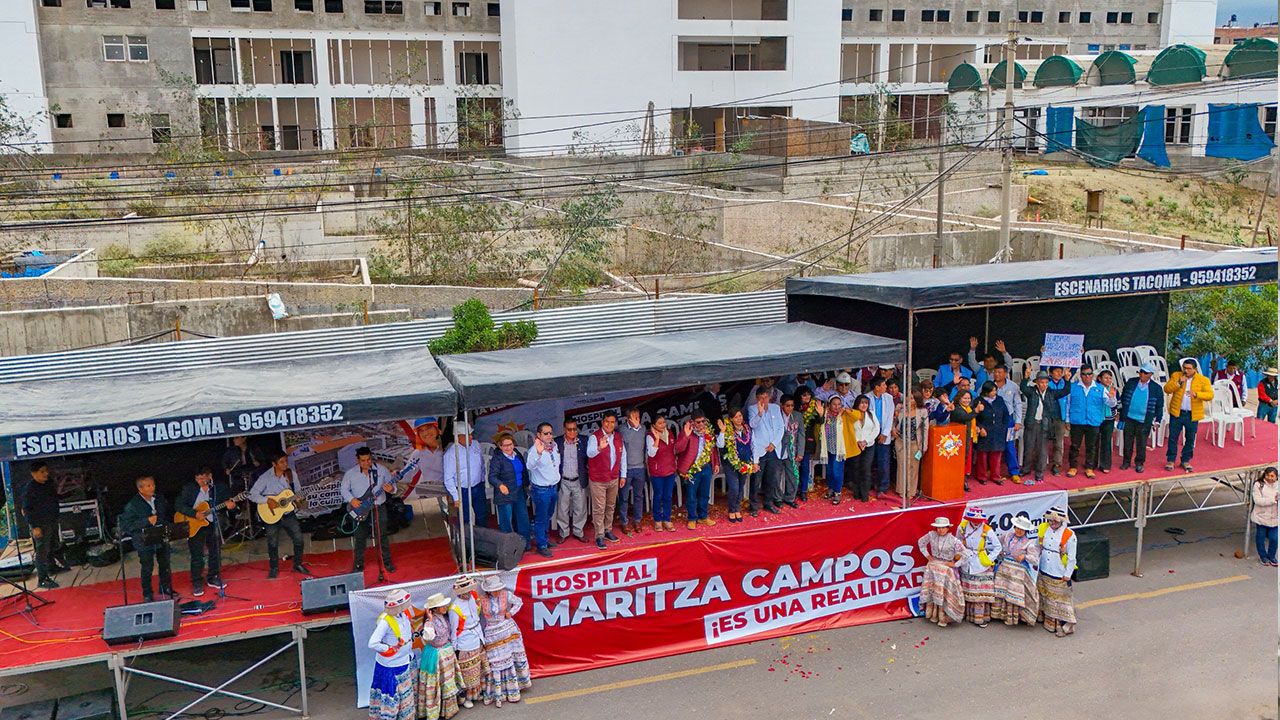 Empresas conocidas asumen supervisión de la obra del hospital Maritza Campos