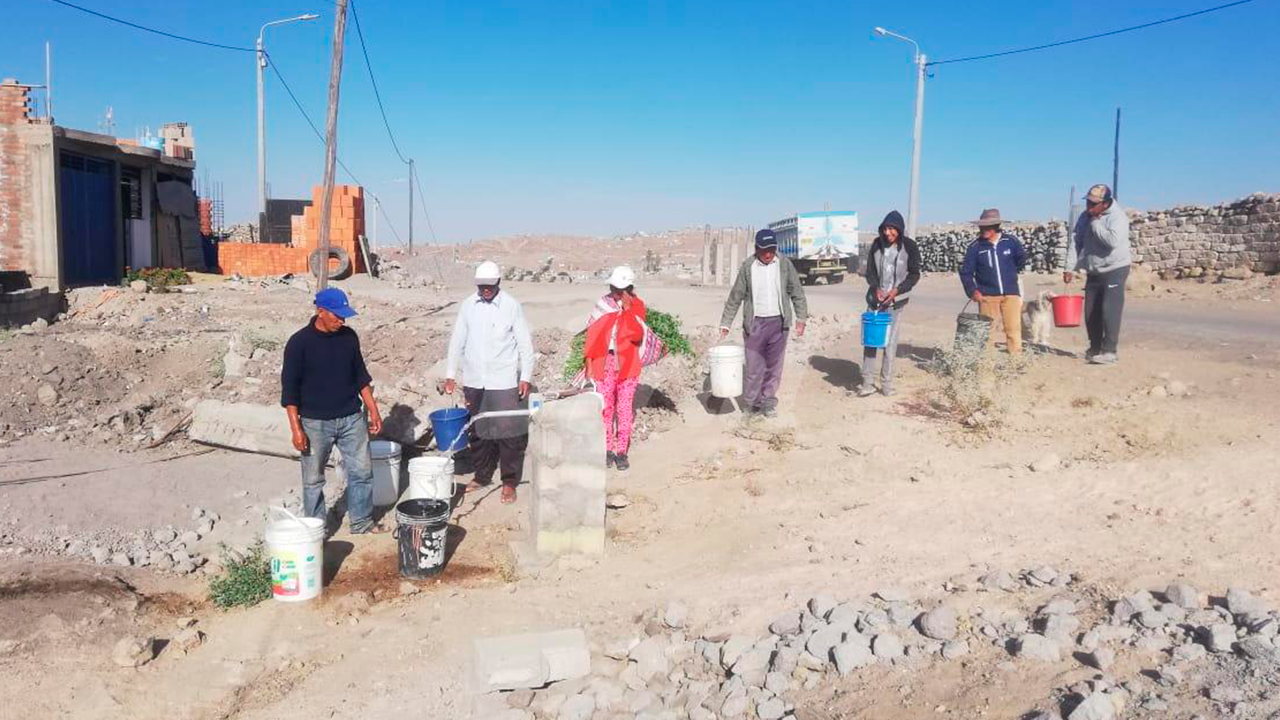 Arequipa: obra de agua y desagüe para Profam en Yura pasaría a la próxima gestión municipal
