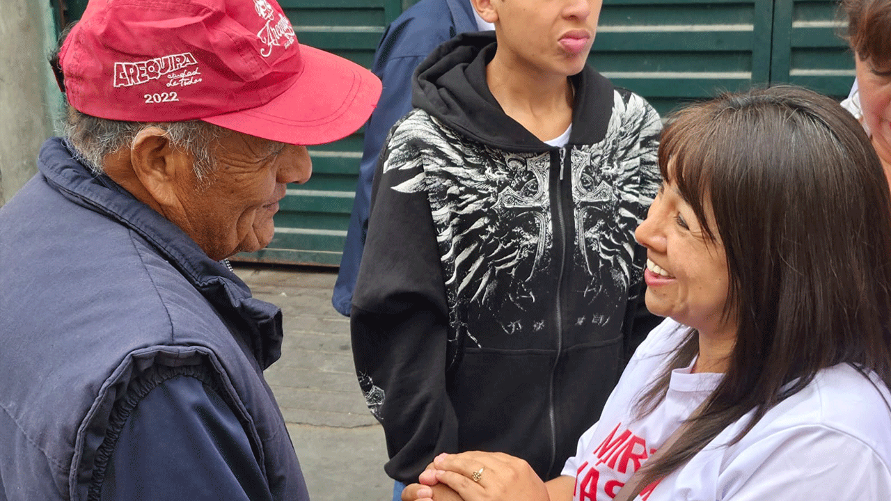 Mirtha Vásquez plantea agenda de seguridad, agro y reformas desde Arequipa