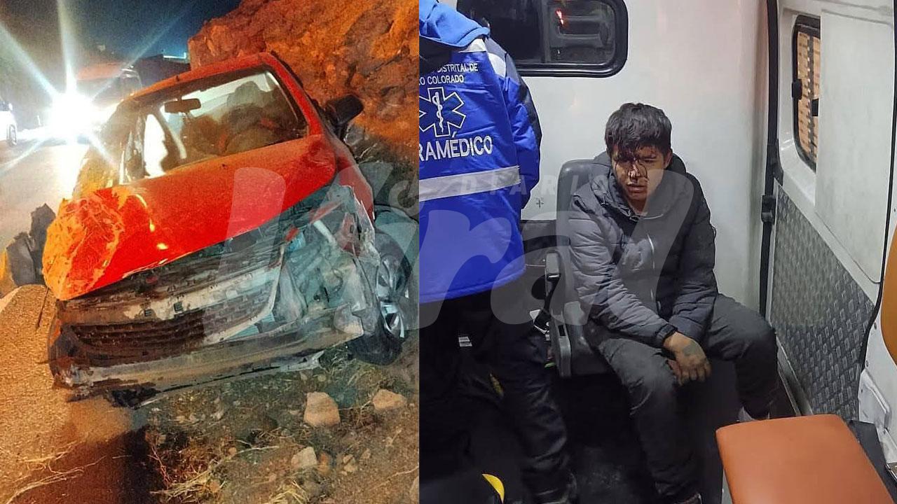 Ladrón volcó vehículo tras persecución en Uchumayo