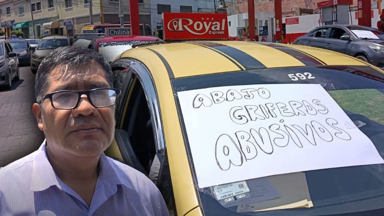 Taxistas y trasporte pesado acatan paro en Arequipa por alza del combustible