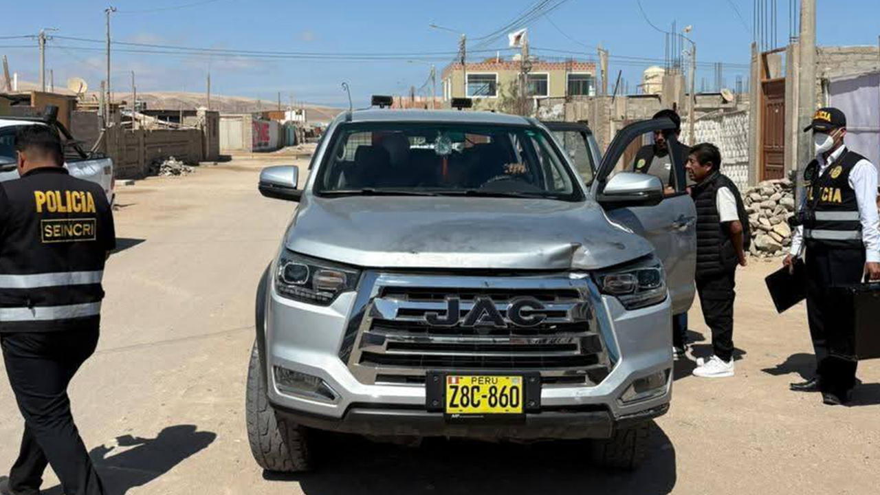 Recuperan camioneta robada tras asalto armado en Ilo durante operativo policial
