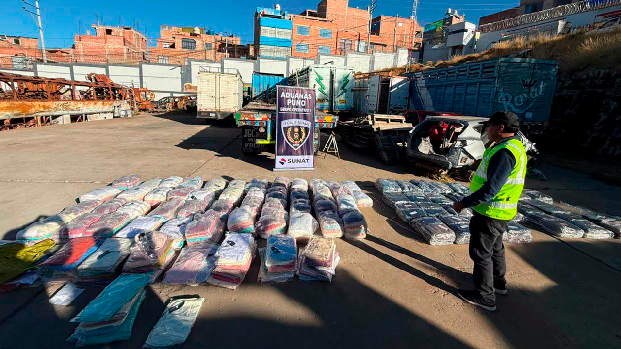Puno: incautan mercancía y vehículo valorizados en más de S/121 mil por presunto contrabando
