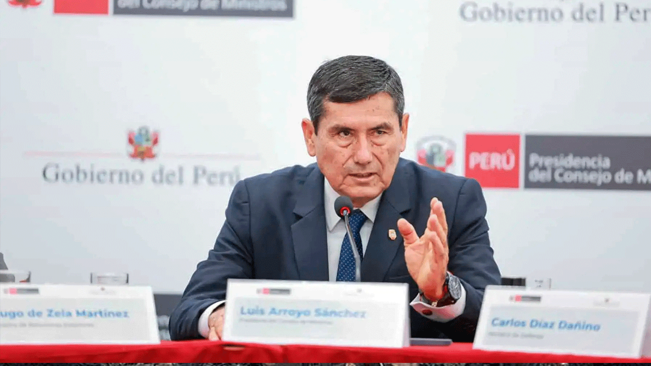 Gobierno prioriza seguridad ciudadana: premier Luis Arroyo anuncia nuevas estrategias contra la delincuencia