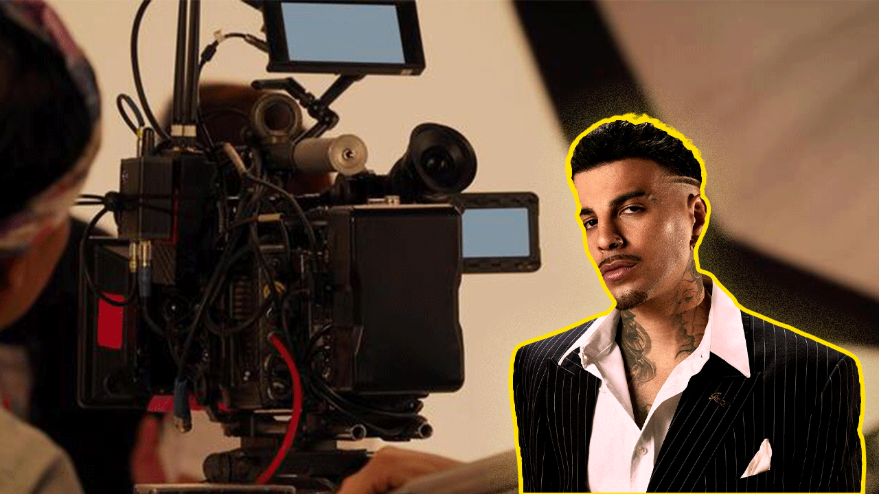 Rauw Alejandro en rodaje para la película “Viva la Madness” 
