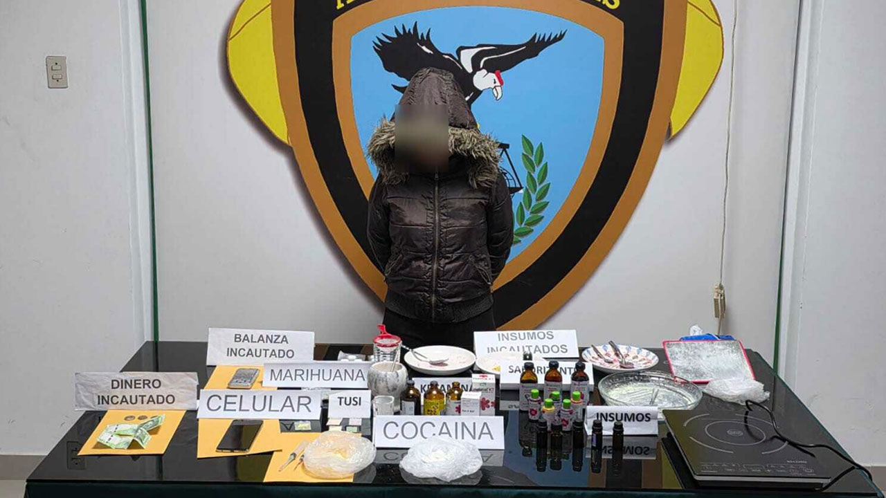 Arequipa: capturan a mujer con cocaína, tusi, ketamina y éxtasis