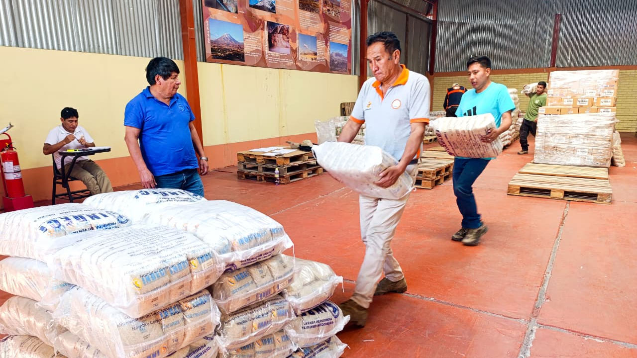 Ayuda humanitaria llega a Condesuyos y La Unión