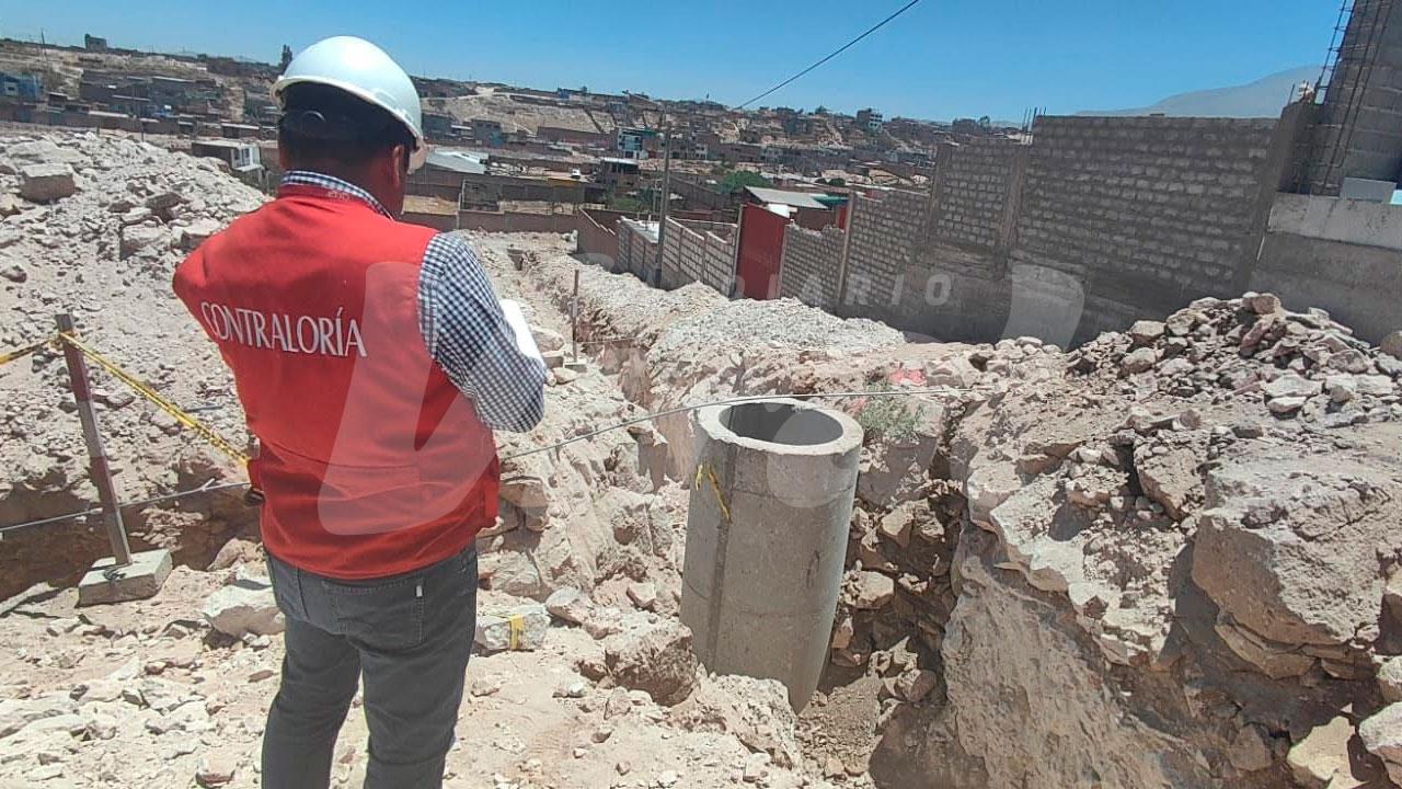 Contraloría alerta pagos por trabajos no ejecutados en obra de S/35 millones en Cerro Colorado
