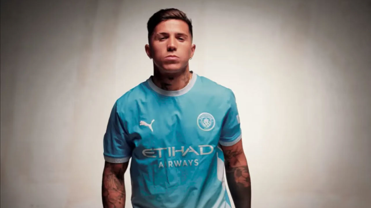 Enzo Fernández fue presentado como nuevo jugador del Manchester City