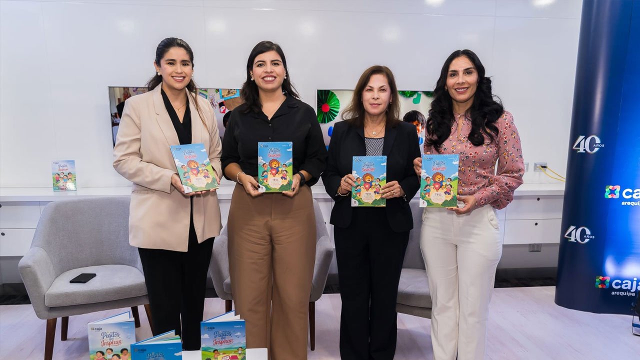 Caja Arequipa presenta “Teo, el león que cuida con el corazón” 