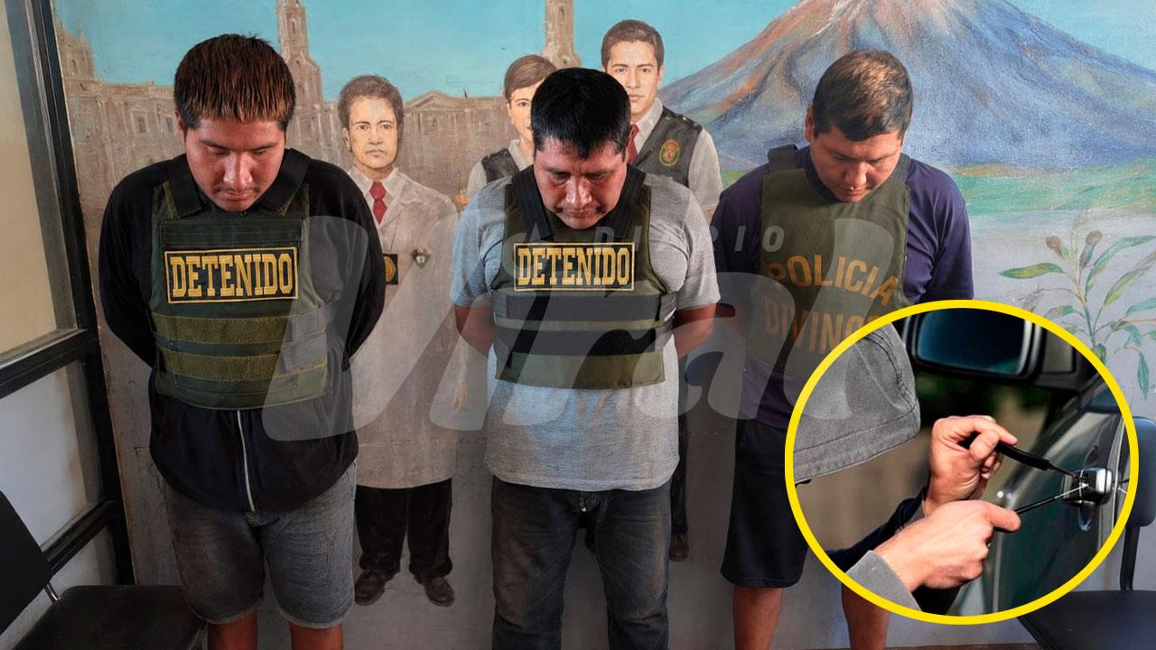Caen tres integrantes de “Los elegantes” tras robar autopartes en Miraflores